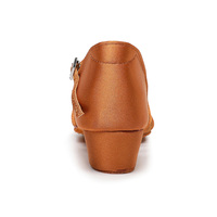 Chaussures de danse de salon et latine pour enfants de style nouveau, chaussures de cha-cha en satin pour filles, confortables et élégantes