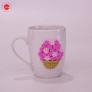 Hot Sale Cutely Polymer Clay <strong>Handmade</strong> <strong>Ceramic</strong> <strong>Mug</strong> for Promotion - Product Image 5