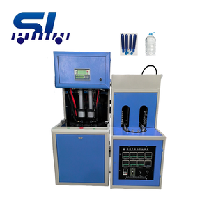 آلة نفخ شبه أوتوماتيكية فعالة من حيث التكلفة بفتحة واحدة وتجويفين لإنتاج زجاجات البلاستيك PET على نطاق صغير - Product Image 3