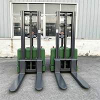 En stock, transpalette électrique 1000 kg 2000 kg, expédition rapide, batterie au lithium CE, transpalettes d'entrepôt et d'usine