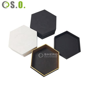 Caja de Joyería Hexagonal Creativa de Fábrica, Diseño Personalizado, Caja de Papel para Set de Joyería de Boda con Logotipo Personalizado, Caja de Almacenamiento de Joyería - Product Image 4