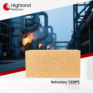 Briques d'argile <span class=keywords><strong>rouge</strong></span> économiques 35-40% Al2O3 pour four de traitement thermique - Bonne capacité de charge à 1300°C ° C & Volume Stable - Product Image 1