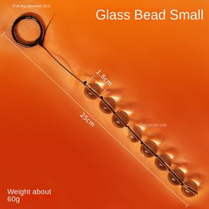 لعبة للمتعة الجنسية للبالغين - سدادة شرجية زجاجية فاخرة للرجال والنساء، مثالية للعب SM - Product Image 4