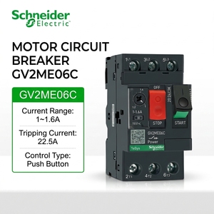 Interruptor de Circuito Motorizado MPCB GV2ME06 GV2ME07 GV2ME08 GV2ME10 GV2ME14 GV2ME16 GV2ME20 GV2ME21 GV2ME32 - Product Image 1