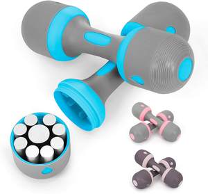 Pour <span class=keywords><strong>Amazon</strong></span> vente chaude 10kg <span class=keywords><strong>haltères</strong></span> portables réglables ensemble de gymnastique de remise en forme à domicile pour les femmes <span class=keywords><strong>poids</strong></span> libres - Product Image 4