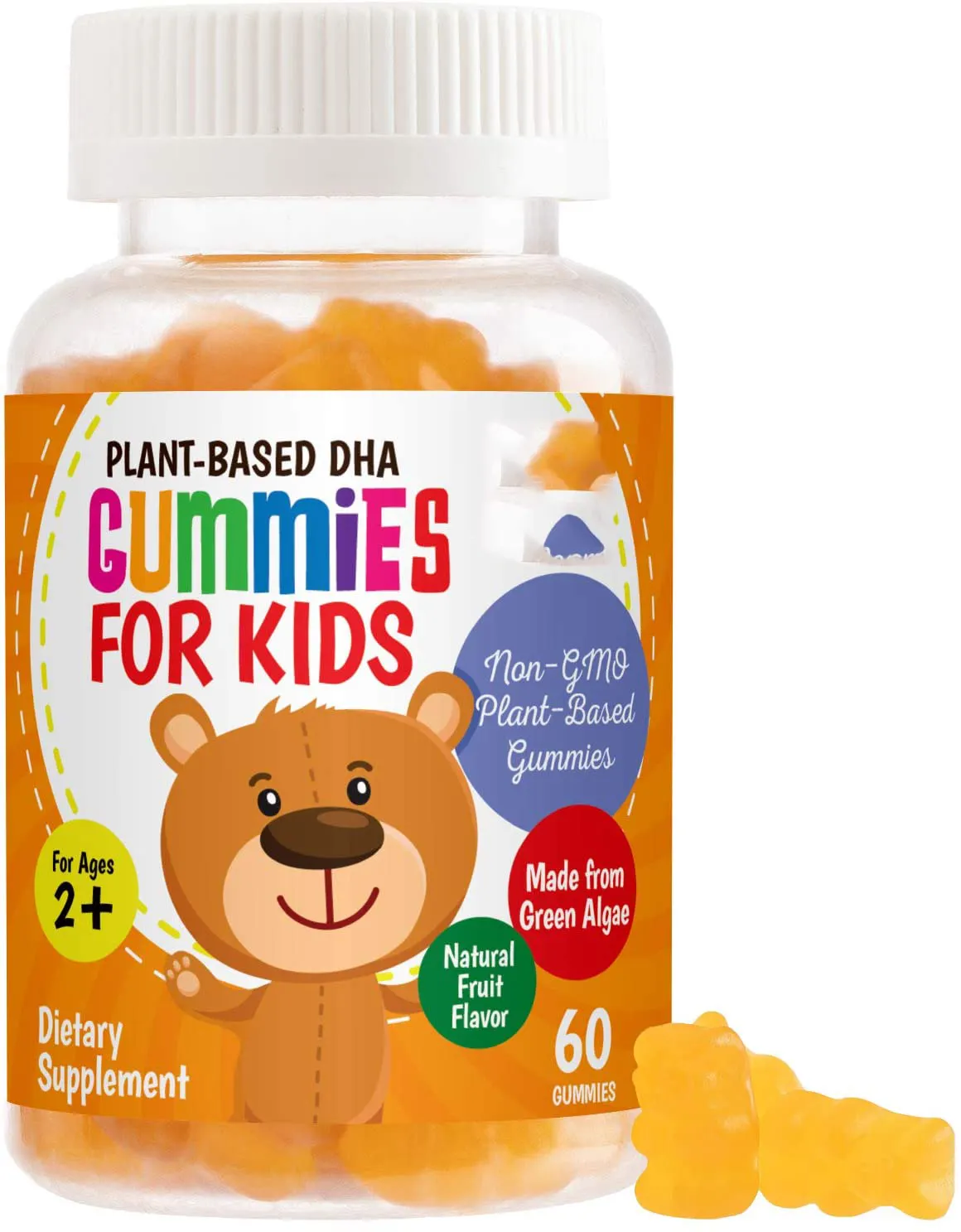 Omega 3 6 9 Fatty Acids DHA with Chia Oil Gummy Supplement.60 Ct Gluten Free Gummies, OEM/Private Label