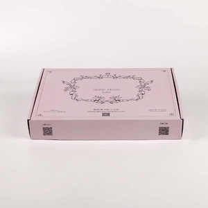 Custom Pink Mailing Paper Boxes for Packiging, Packing Shipping Zipper Corrugated Mailer <b>Box</b> Packaging With Logo Custom Printed - Product Image 5