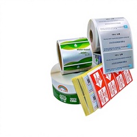 Autocollants adhésifs personnalisés, étiquettes en papier en rouleau avec code QR, finition mate argentée, imperméables, impression de marques, utilisation agricole, colorés