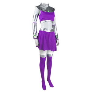 Costume d'Halloween pour femmes, anime Teen Titans Starfire violet, <span class=keywords><strong>MARV</strong></span>-010 - Product Image 3