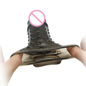 再利用可能なTPEコンドーム、遅延射精、防水、男性用トゥルータッチ - Product Image 6