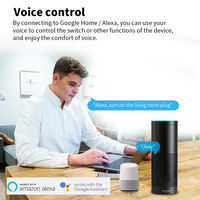 Prise intelligente Tuya Zigbee 3.0 pour le Royaume-Uni, 16A, avec moniteur d'énergie, commande vocale Alexa et Google, minuterie