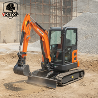 LIVRAISON GRATUITE - Mini-excavatrices compactes neuves de 3 tonnes à vendre - Moteur Kubota - Vente en gros en Chine