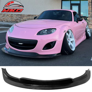 Convient pour Mazda MX-5 Miata 2009-2012, lèvre de pare-chocs avant style MDA, non peinte, noire - Product Image 1