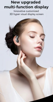 Écouteurs TWS à affichage tactile OWS Open Ear sans fil BT6.0, transducteur 14,2 mm, autonomie 4,5H, avec crochet d'oreille