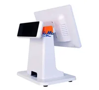 Monitor layar sentuh kapasitif layar datar 15 inci gaya baru untuk POS/Kantor/Retail/Restoran/Bar/Gym