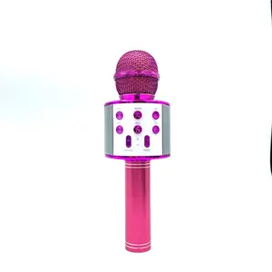 Micrófono inalámbrico profesional Ws858, micrófono portátil para Karaoke, reproductor de música, grabadora de canciones, Ktv