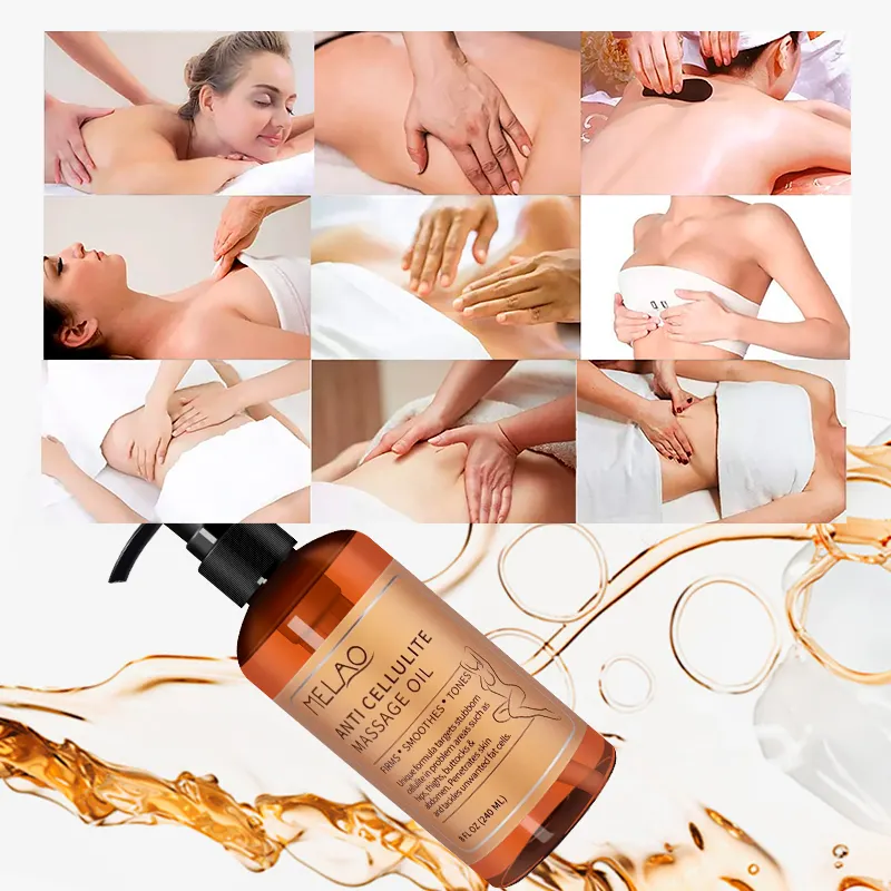 Private Label Natural Effective Anti Cellulite And Skin Tightening Oil Body Slimming Essential Massage Oils Weight Loss Products