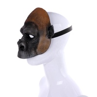 En gros Nouvelle Arrivée Halloween Carnaval Fête Drôle Gorille Singe Demi Visage PU Masque Moussant pour Cosplay