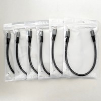 Câble USB 4.0 USB3.2 Type C à C 40GBPS 8K 60Hz PD 100W Charge rapide 5A Veste en nylon Câble audio vidéo mâle à mâle