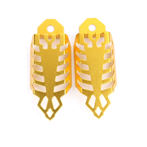 Pièces de <span class=keywords><strong>moto</strong></span> universelles absorbant les chocs Capuchon de protection en aluminium pour amortisseur de <span class=keywords><strong>moto</strong></span> Capuchon de protection contre les chocs de fourche avant - Product Image 3