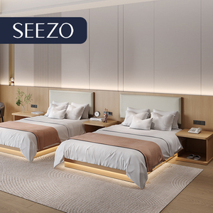 Set di Arredamento per Camere Standard di Lusso Stile Dubai 5 Stelle, Progetti Commerciali per <span class=keywords><strong>Hotel</strong></span>, Set Completo in Legno per Camera da Letto - Product Image 2