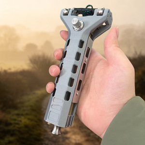 High Precision All Metal Semi-Auto Slingshot Quick Slide Loading Magazine Slingshot Powerful Hunting Survival <b>Shooting</b> Catapult - Product Image 5