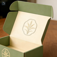 Boîtes d'expédition personnalisées avec impression de logo, emballage en carton ondulé recyclable, emballage pour vêtements, boîtes d'expédition en papier