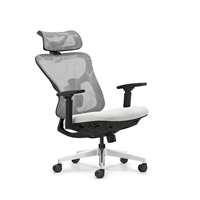Chaise de bureau ergonomique de direction en gros avec dossier en maille et design moderne pivotant