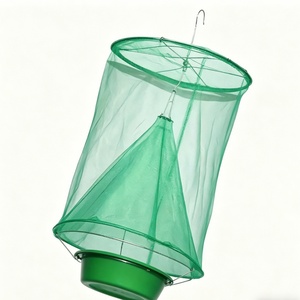 Piège à mouches suspendu, grande capacité, pour extérieur, cage attrape-insectes, piège à insectes pour la lutte antiparasitaire dans les fermes et les jardins - Product Image 3