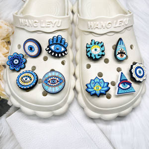 Groothandel Schoen Accessoires Decoraties Zacht Pvc Boze Oog Diy Schoen Bloem Afneembare Rubber Pvc Diy Schoenen Bedels - Product Image 6