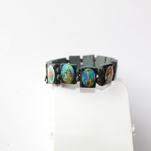 Cổ Điển Cross-Biên Giới <span class=keywords><strong>B</strong></span>ằng Gỗ Cho Vòng Đeo Tay Với Đàn Hồi Khâu Sticker Ngọc Trai Đá Và Dầu Thả Phước Lành Cho Nam Giới Và Phụ Nữ - Product Image 6