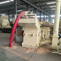 Broyeur de bois mobile à moteur diesel, petite machine à sciure de bois, pulpeuse de bois grande capacité Honghao Machinery