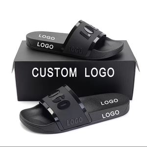 ODM OEM Dép Nhà Sản Xuất 3D In Thiết Kế Logo Tùy Chỉnh Unisex Slide Dép Nhà Giản Dị Người Đàn Ông Phụ Nữ Cao Su Dép Tùy Chỉnh - Product Image 2