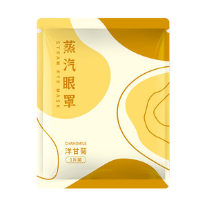 Mascarilla de vapor para ojos con manzanilla, 1 unidad, parche ocular térmico desechable para relajación - Product Image 1