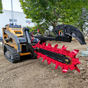 Derette XC1100 <span class=keywords><strong>Mini</strong></span>-Kompaktlader EPA Hochleistungs-Minilader mit 25 PS Kubota-Dieselmotor und Forstmulcher - Product Image 4