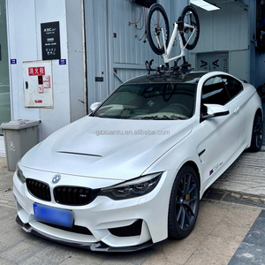 Lèvre avant en Fiber de carbone Style CS pour BMW M3 F80 <span class=keywords><strong>M4</strong></span> F82 voiture Trofeo mise à niveau pare-chocs avant lèvre Spoiler Kit de carrosserie - Product Image 3