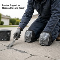 Genouillères flexibles professionnelles en EVA OEM PVC+EVA FOAM+600D, protection respirante et imperméable avec fermeture auto-agrippante – Fabricant