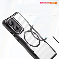 Coque de protection magnétique antichoc en gel de silicone mat pour Motorola Moto Edge 2024, compatible avec la recharge sans fil, vente en gros