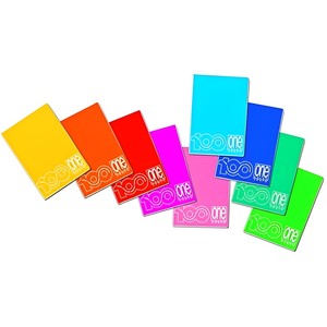 Carnet Maxi Monocouleur - 18+1 Feuilles A4 Lignées Assorties - Product Image 1
