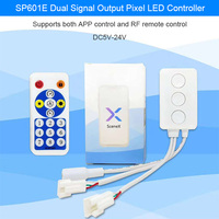 Sp601E Smart BT Music Dimmer pour WS2812B WS2811 Adressable Pixels RGB LED Strip SPI LED Controller