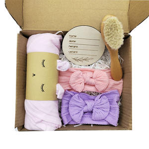 Conjunto <span class=keywords><strong>de</strong></span> regalo para bebé recién <span class=keywords><strong>nacido</strong></span> <span class=keywords><strong>de</strong></span> algodón orgánico personalizado, manta envolvente <span class=keywords><strong>de</strong></span> invierno, conjunto <span class=keywords><strong>de</strong></span> muselina para Baby Shower, ropa <span class=keywords><strong>de</strong></span> cama para niños - Product Image 5