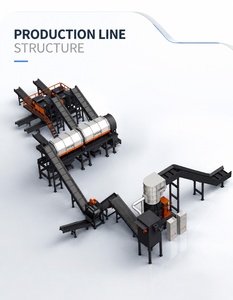 Línea de Producción de Reciclaje y Trituración de Residuos de Plástico y Aluminio, 300-500 kg/Día, 32KW, PLC con Bomba de Engranajes para Clasificación y Reciclaje - Product Image 2