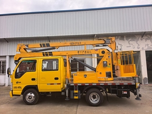 <span class=keywords><strong>Camion</strong></span>-nacelle diesel à flèche télescopique hydraulique pour travaux en hauteur et entretien de construction - Product Image 5