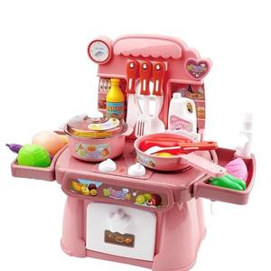 ชุดของเล่นเครื่องครัวสำหรับเด็ก ชุดทำอาหารเลียนแบบเชฟ มีไฟ มีเสียงเพลง อ่างล้างจานพร้อมเตาแม่เหล็กไฟฟ้า - Product Image 6