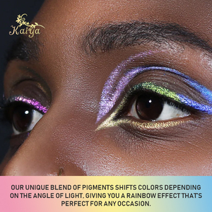 Maquillage scintillant personnalisé des yeux en gel métallique <span class=keywords><strong>Eye</strong></span> <span class=keywords><strong>Liner</strong></span> Pen Smooth Glide Waterproof Colorful Cameleon Multichrome Eyeline - Product Image 2