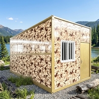 Maison conteneur préfabriquée moderne, pliable, à installation rapide, résistante aux ouragans, pour hôtel et résidence, 20 pieds, sandwich