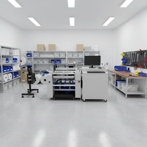 Telar de chorro de aire totalmente automático, telar sin lanzadera, telar neumático de laboratorio, máquina de tejer por chorro de aire - Product Image 3