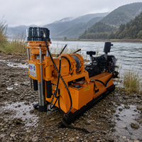 Nouvelle Foreuse Rotative de Puits d'Eau XY-3 FEIYANG à Moteur Diesel, Pompe Max. 600m, Diamètre de Forage 325MM, sur Roues, Large Plage de Tige de 1 An, Moteur à Large Gamme de Vitesse