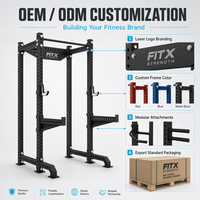 Rack à Squat Ouvert de Qualité Commerciale, Rack de Musculation Multifonctionnel avec Exercice Triceps, Acier au Carbone Q235, Équipement de Gym de Haute Qualité