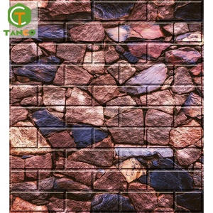 Commercio all'ingrosso impermeabile autoadesivo hd sfondo pannello sticker FAI DA TE schiuma di mattoni carta da parati della decorazione della casa pe 3d schiuma carta da parati rivestimento - Product Image 2